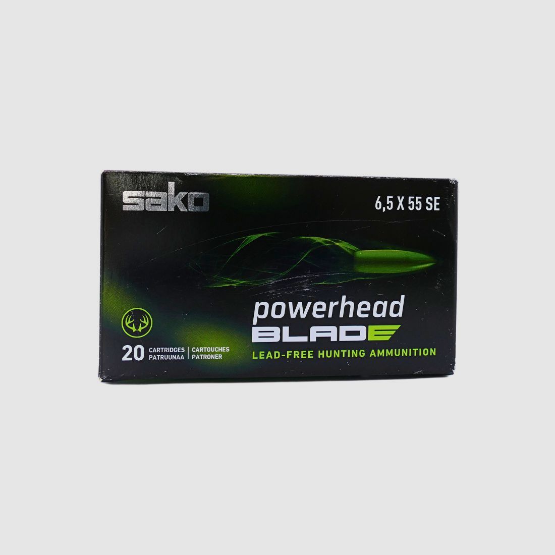 Sako 6,5x55 Powerhead Blade 7,8g/120grs Büchsenpatronen