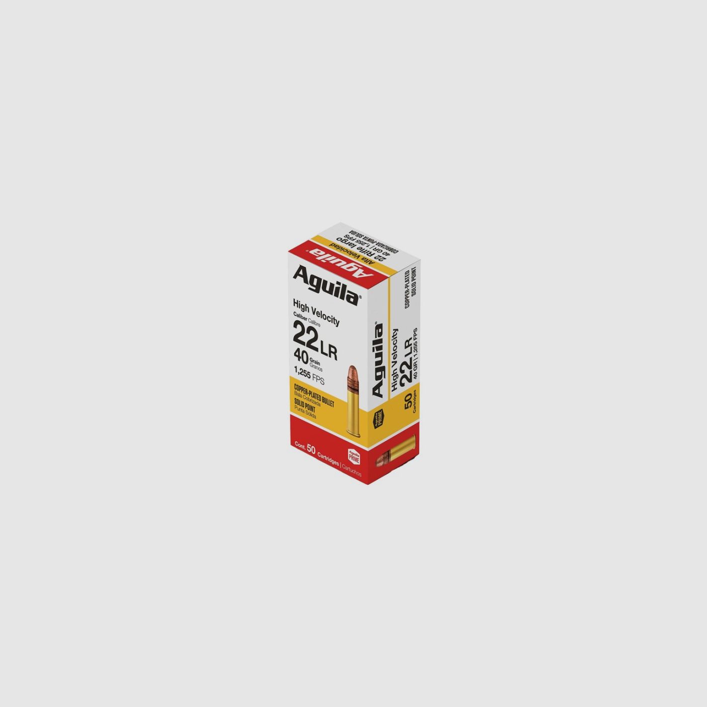 Cartucce Aguila cal. 22 LR HV 40 gr ramate 50 pz