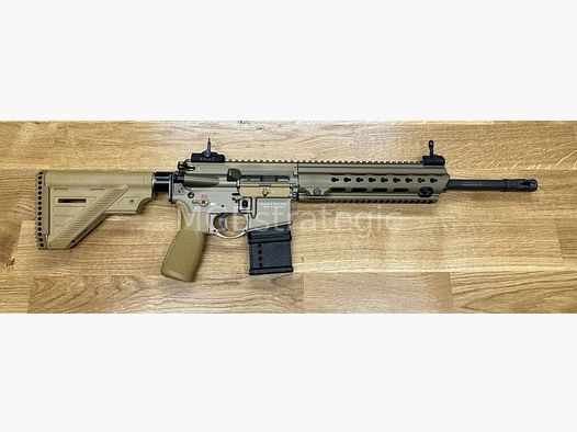 Heckler & Koch MR223 A3 Slim-Line 14,5" lufa - półautomatyczna karabinek .223Rem w kolorze piaskowym - podobny do Bundeswehr G95A1 G95KA1 G95K H&K 416