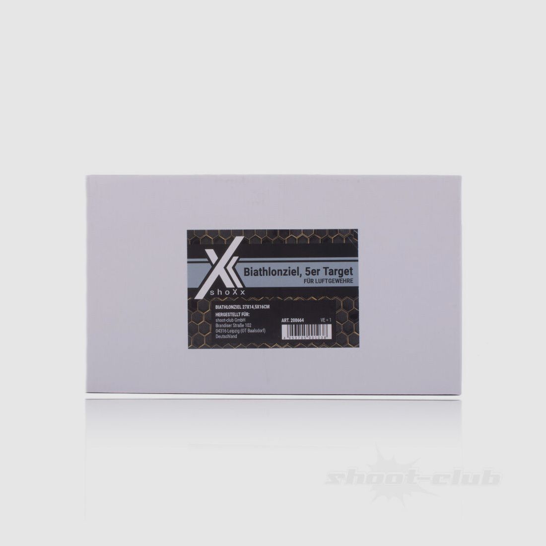 shoot-club GmbH Biathlonziel für Luftgewehre
