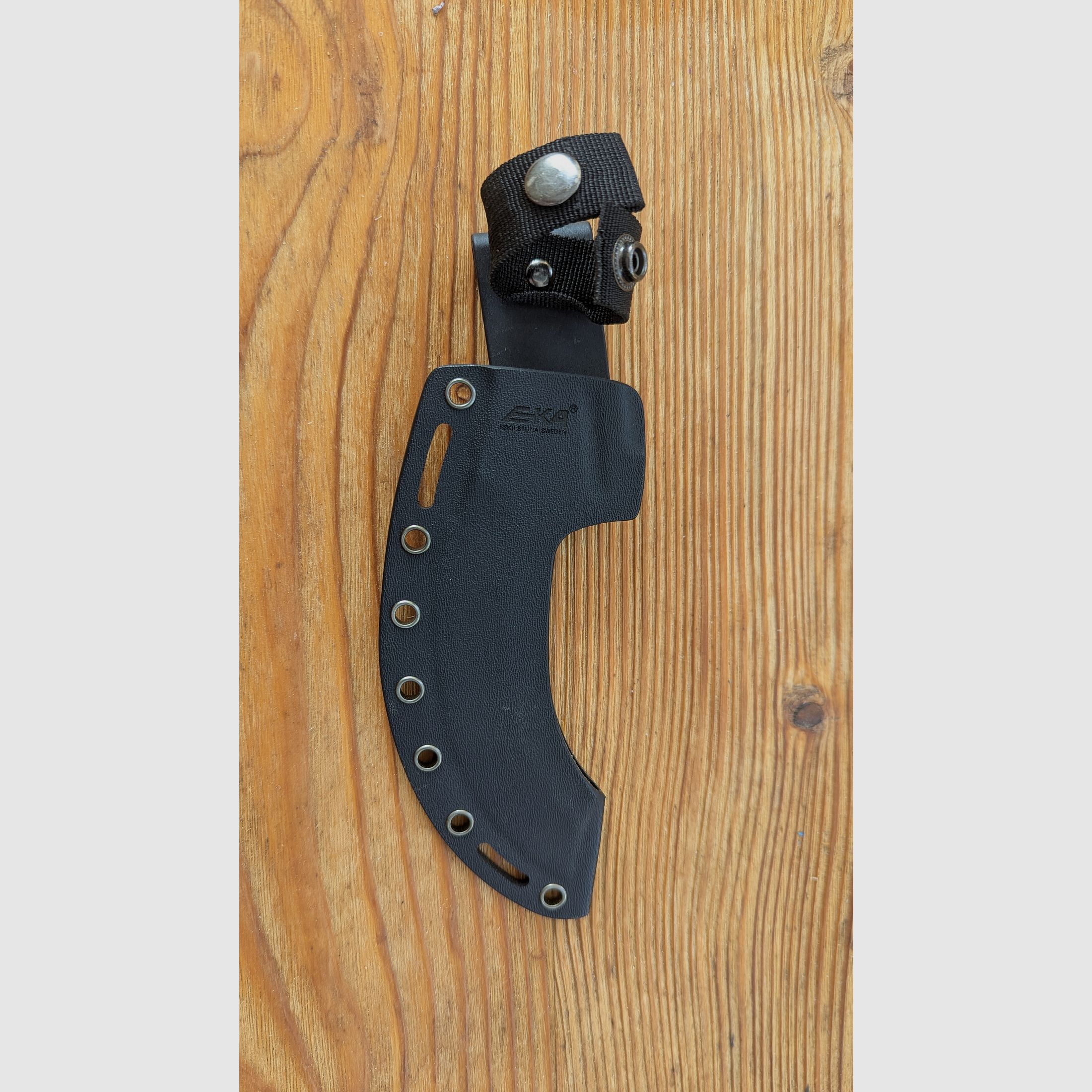 EKA AxeBlade W1 Schweden-Messer / Beil-Messer mit Kydex-Scheide