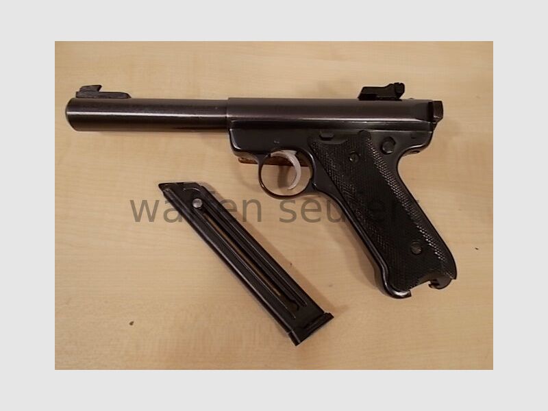 Ruger MarkII Target with spare magazine original packaging