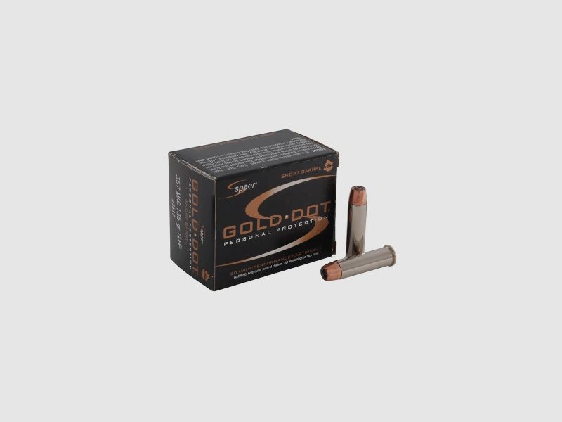 Speer Gold Dot Protezione Personale .357 Mag. 135GR GDHP 20 cartucce
