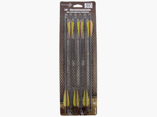 LIME EN ALUMINIUM POUR ARBALÈTE - 20" - 6 PIÈCES - NOIR