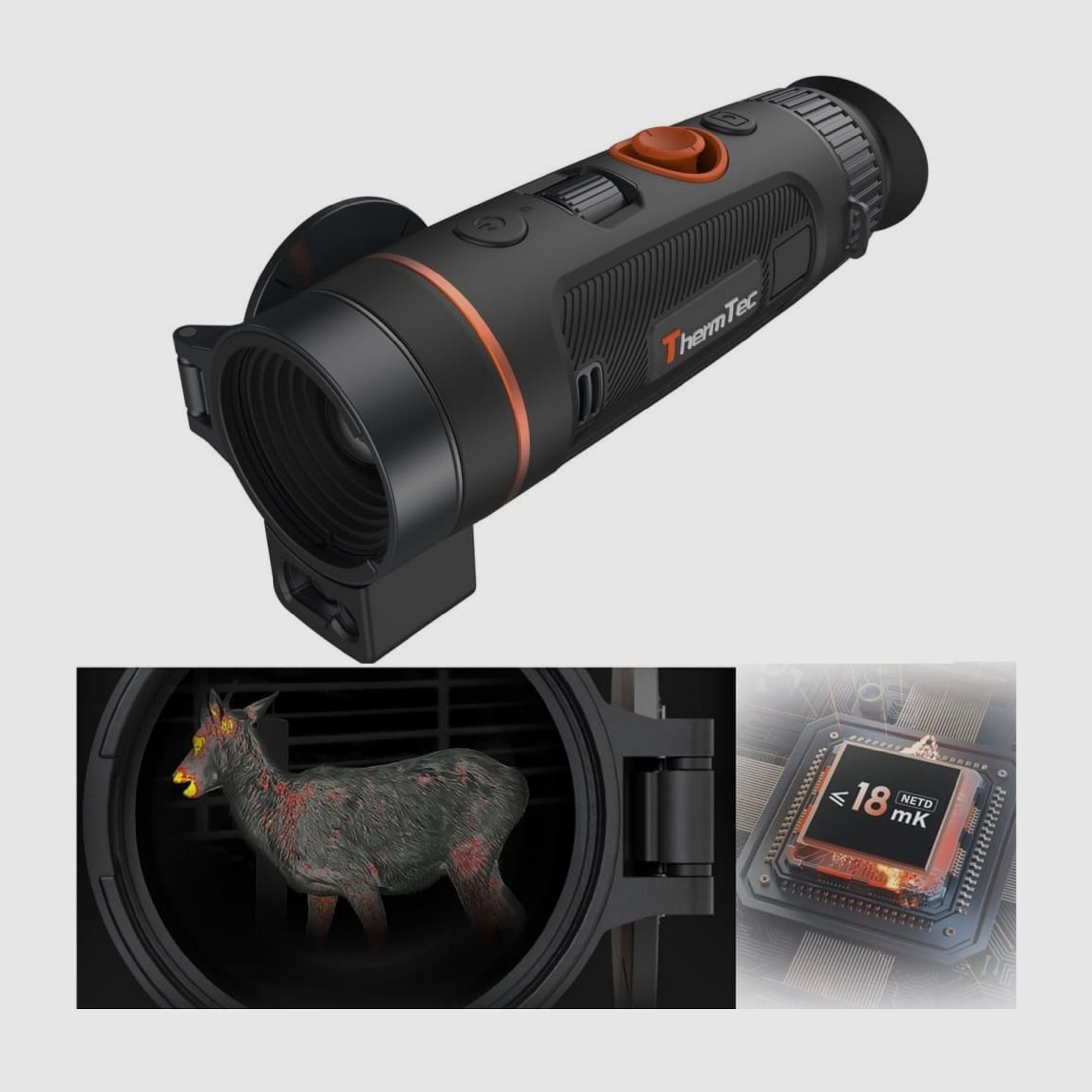 ThermTec WILD 335 L 35mm obiektyw 18 mk 384x288 kamera termowizyjna, zdjęcie 8 z 8