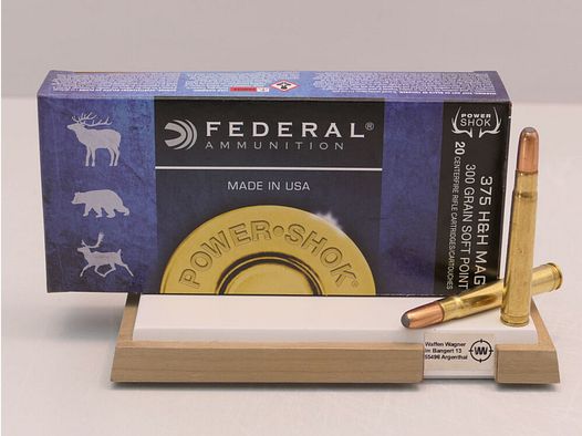 Federal Hi-Shok Soft P. 300grs. A20 .375 H&H