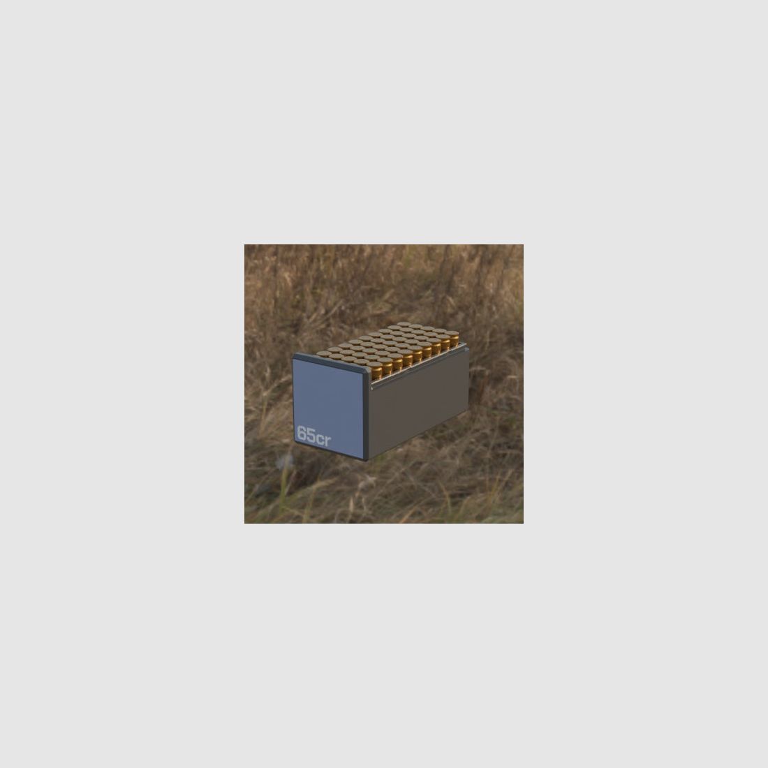 Filamelt Munitionsbox / 6.5 Creedmoor / ‘Schiebedeckel’ / Patronenbox, Ammo Box