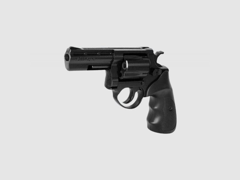 ME 38 Magnum, Kal. .380 / 9 mm R Knall, schwarz brüniert