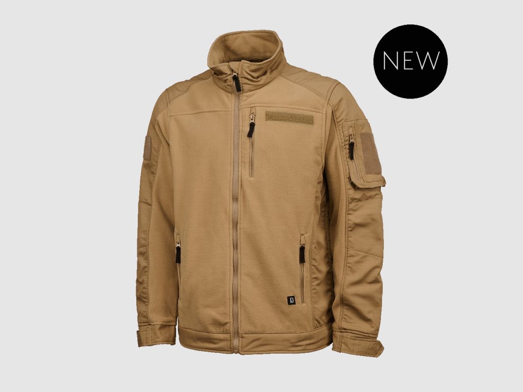 Brandit Herren Fleecejacke Ripstop