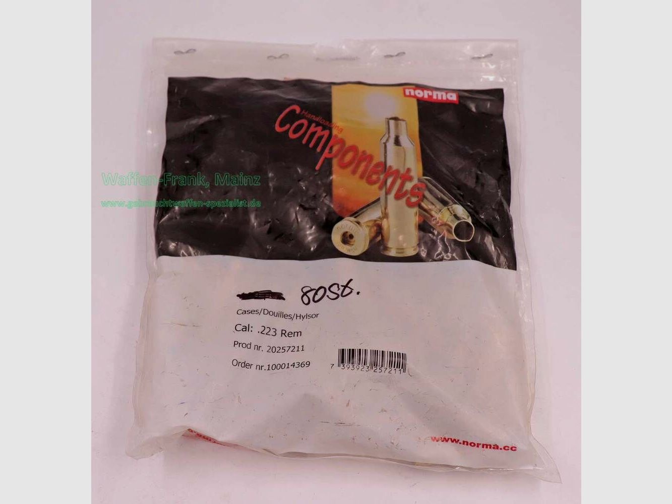 Norma Langwaffenhülsen .223 Rem.