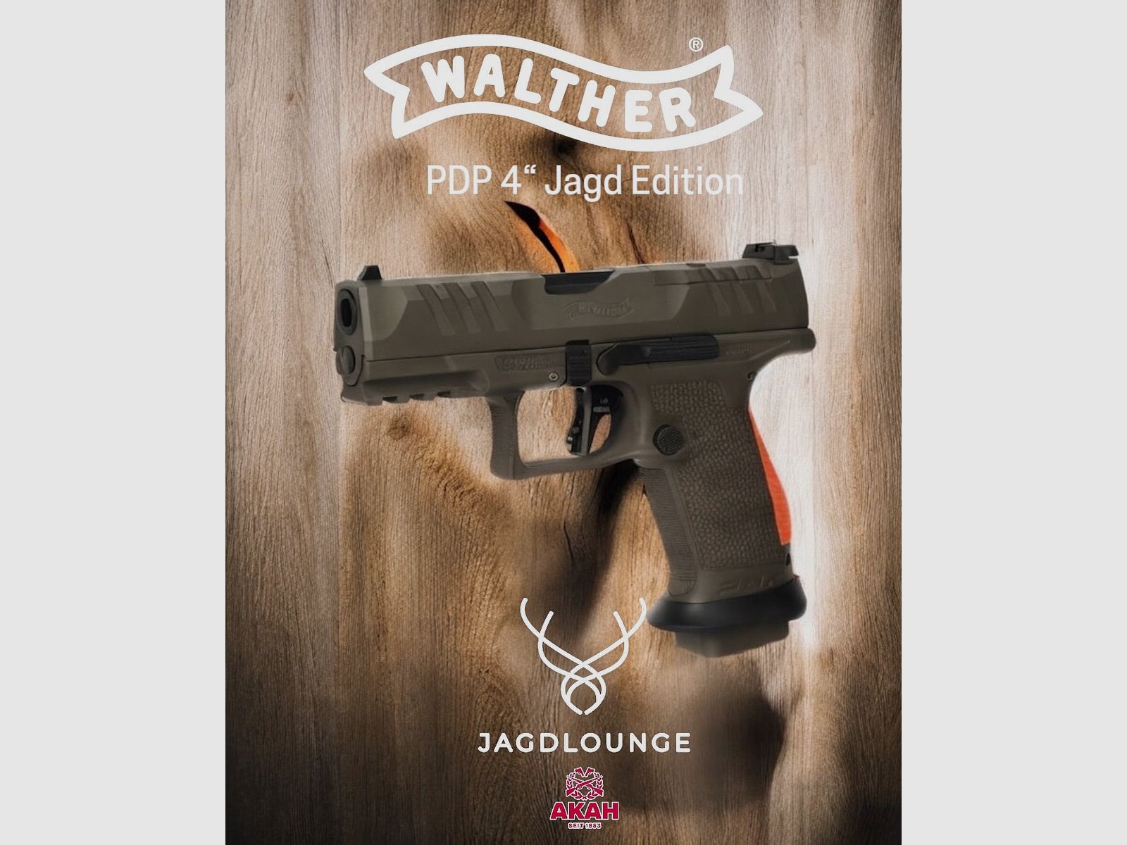 Walther PDP Compact 4” AKAH Sondermodell  Optic Ready
