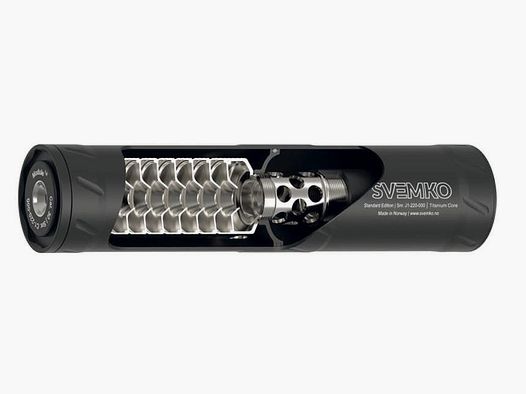 Svemko Silenciador Estándar Quick Mount con adaptador