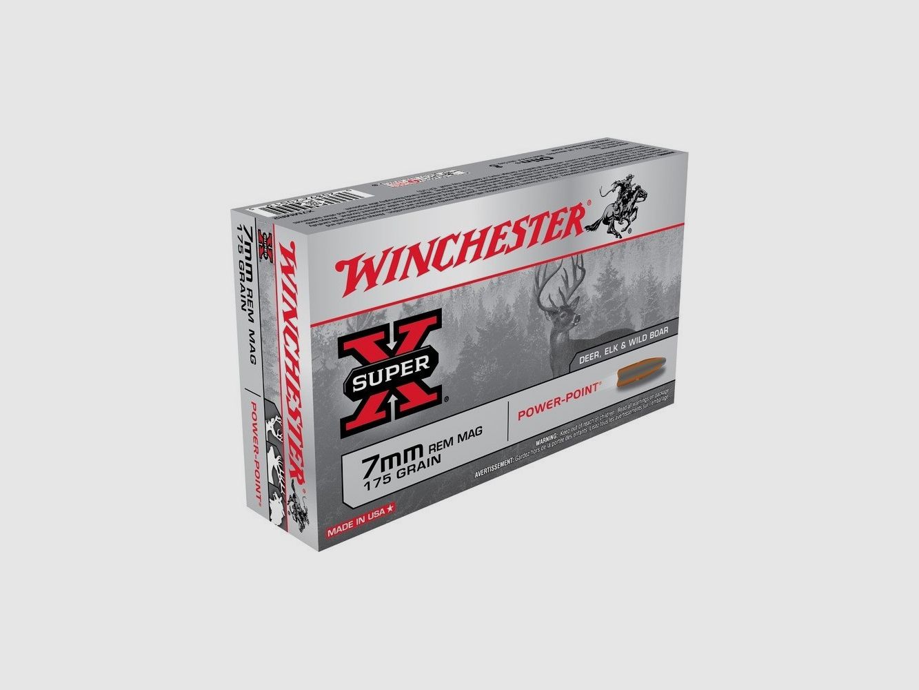 Winchester 7mm RM Power Point 175gr