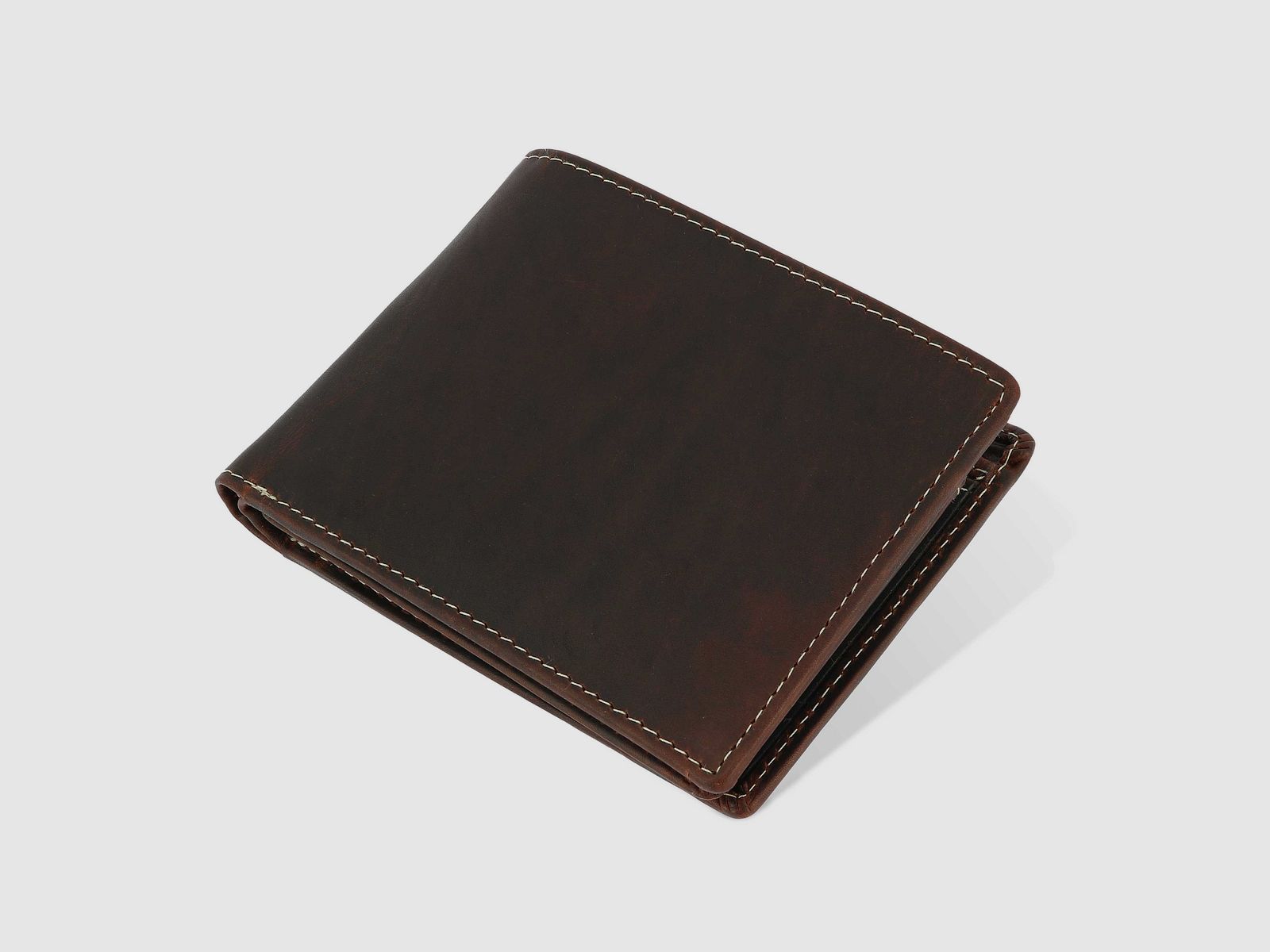 AKAH Geldbeutel Leder Querformat