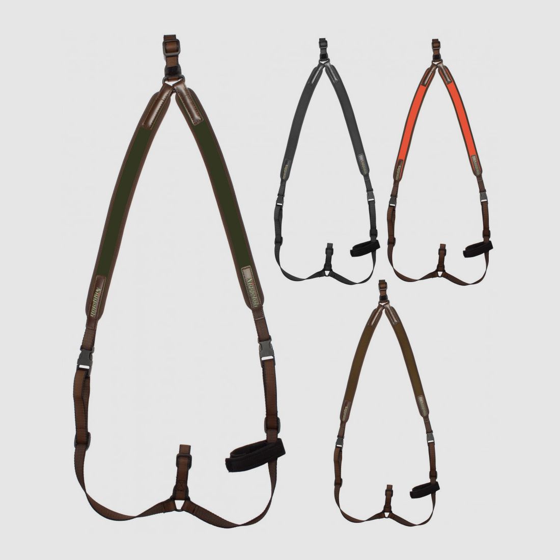 Bretelles en néoprène type ''SAC À DOS'' pour carabine - Niggeloh, image 1 sur 6