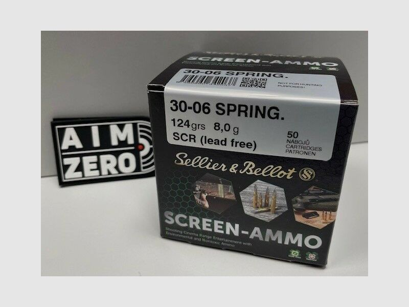 Sellier & Bellot .30-06 Springfield Screen Ammo, image 2 sur 2