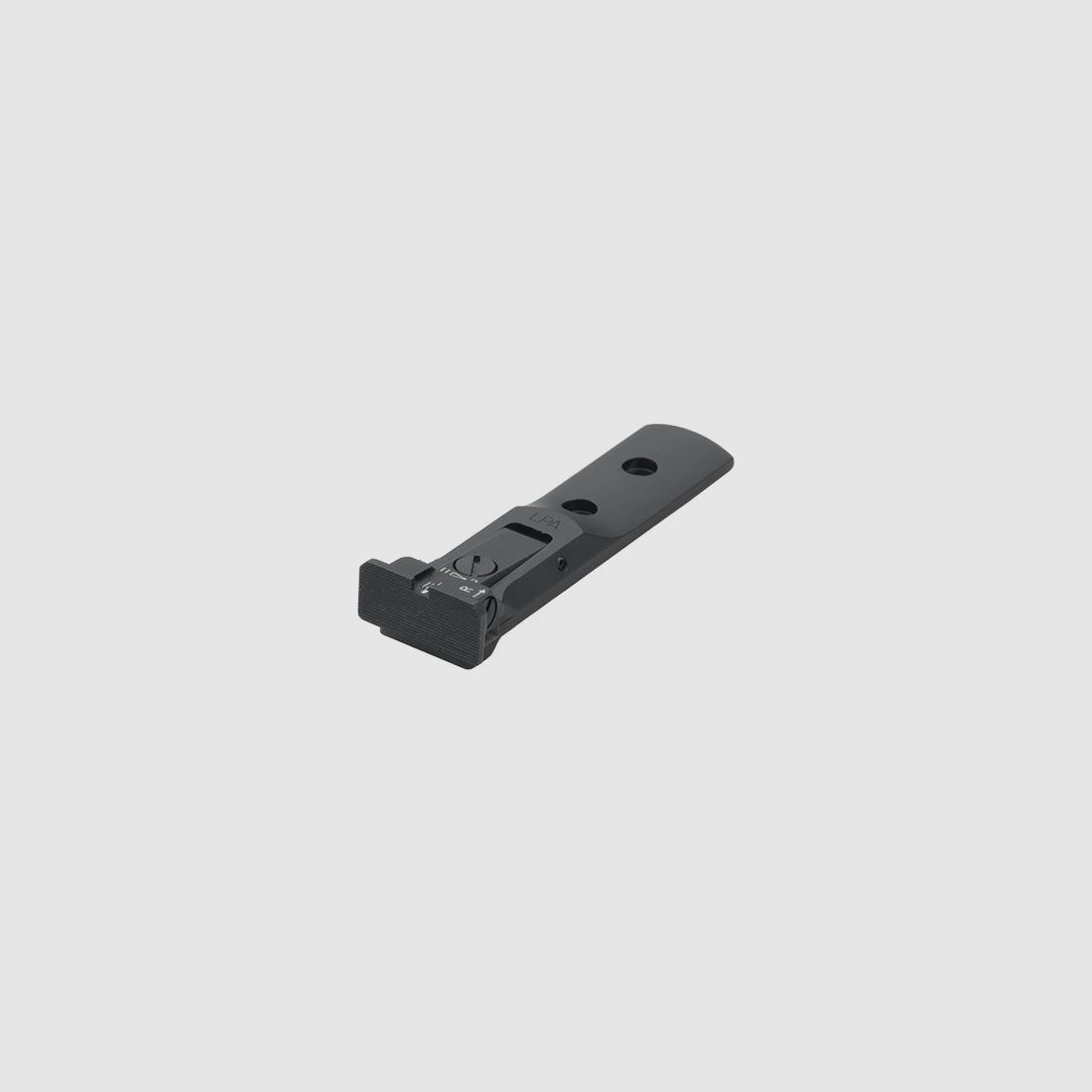 LPA TXT04-07-BLACK BASE verstellbares Revolvervisier für 629, 686, 586, 627, 66, 67, 696, 17, 19, 657, 610, 625, 29, 27 – Schwarzes Visierbild