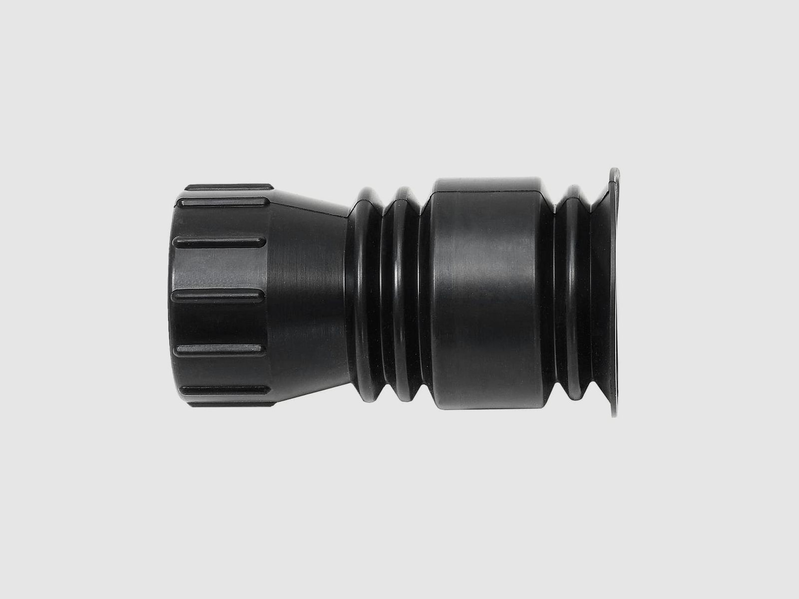 Telescopic rubber protection for riflescope eyepieces