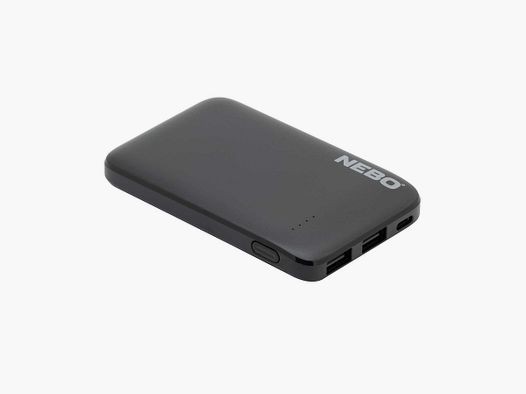 Batterie Externe NEBO 5K – 5000mAh - Charge Rapide USB-C - Powerbank Compacte NEB0