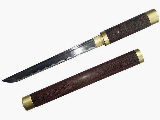 Tanto Akaya mit Saya aus Rosenholz