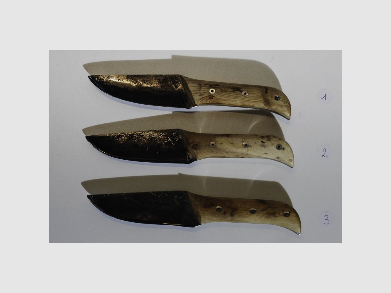 COUTEAU GENEVRIER CADE LAME ACIER XC75 AVEC ETUI, image 2 sur 9
