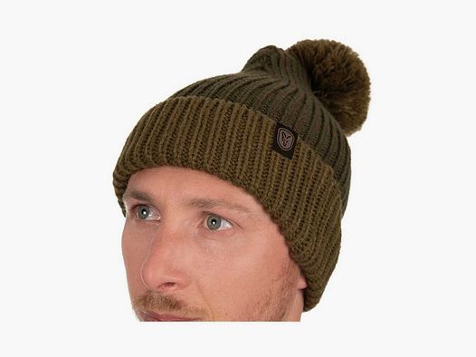 Bonnet bobble heavy olive Fox