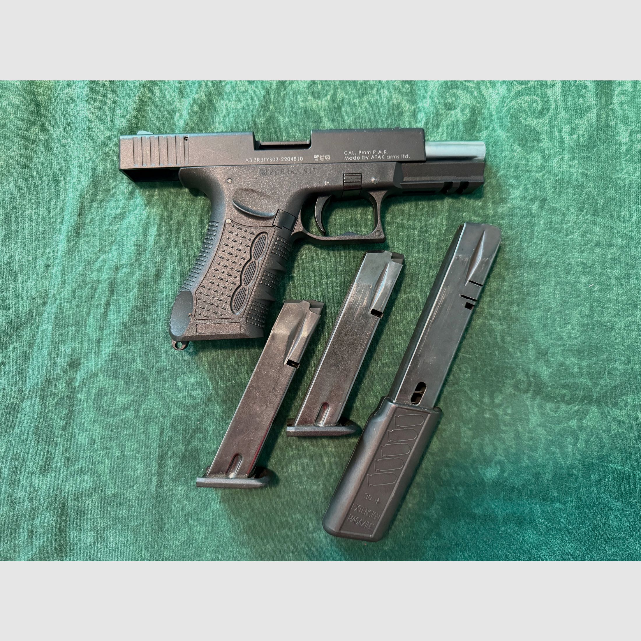 Zoraki 917  9mm P.A.K. inkl. 3 Magazine