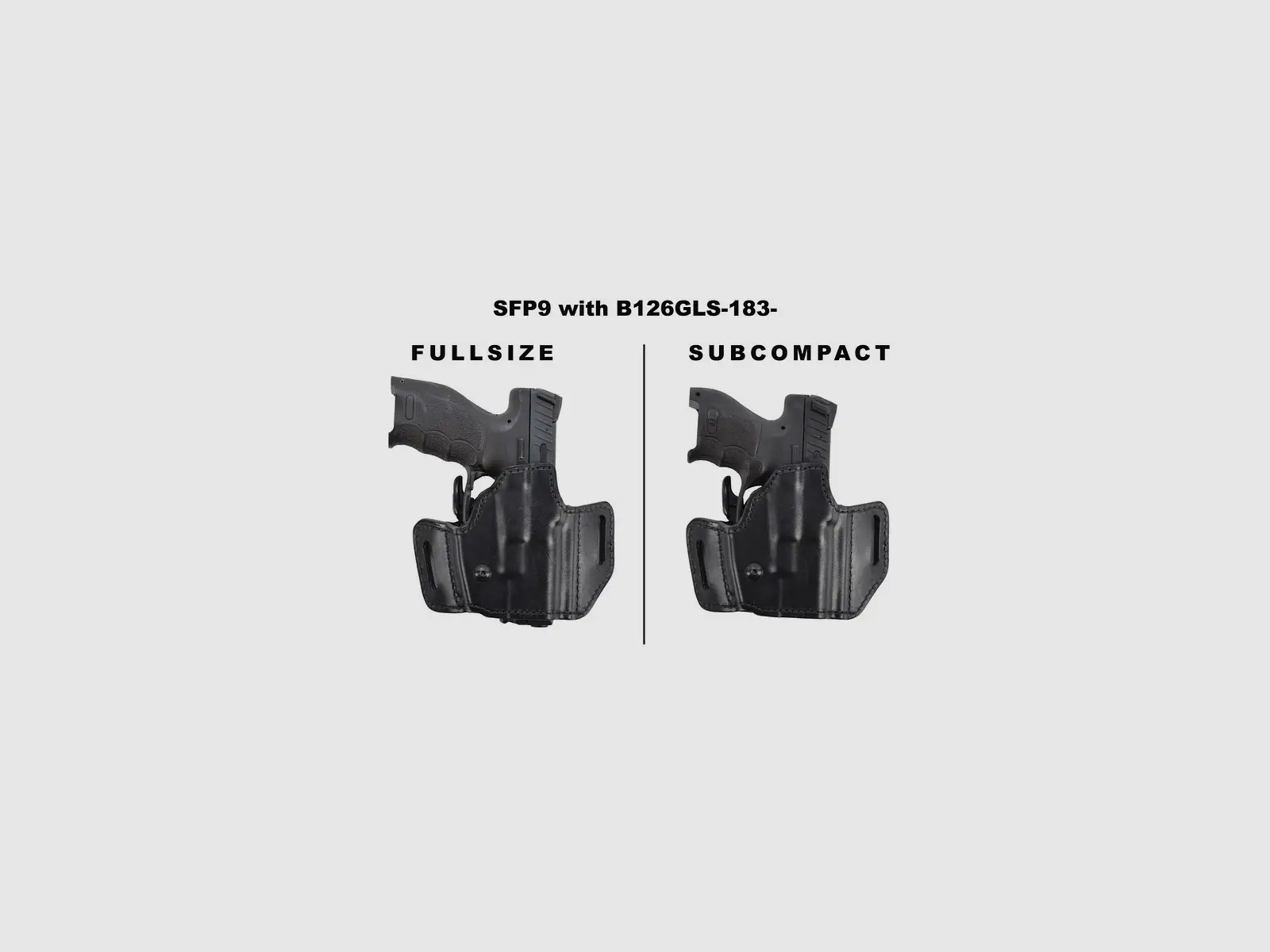 BIANCHI® 126GLS Gürtelholster (verdeckte Trageweise), Leder (38 mm BL), Bild 2 von 11