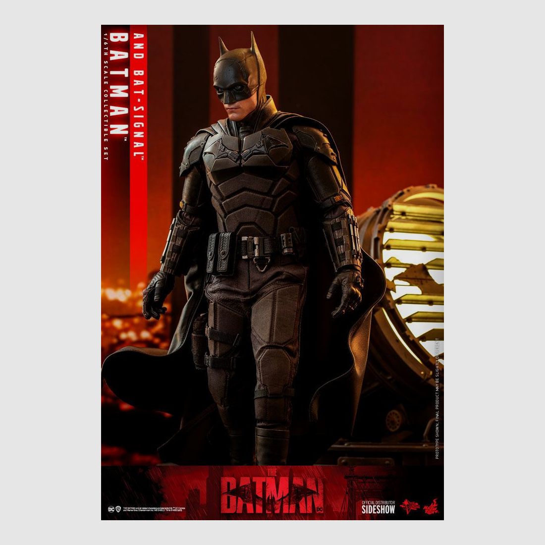 The Batman Movie Masterpiece Actionfigur 1/6 Batman with Bat-Signal 31 cm | 43151