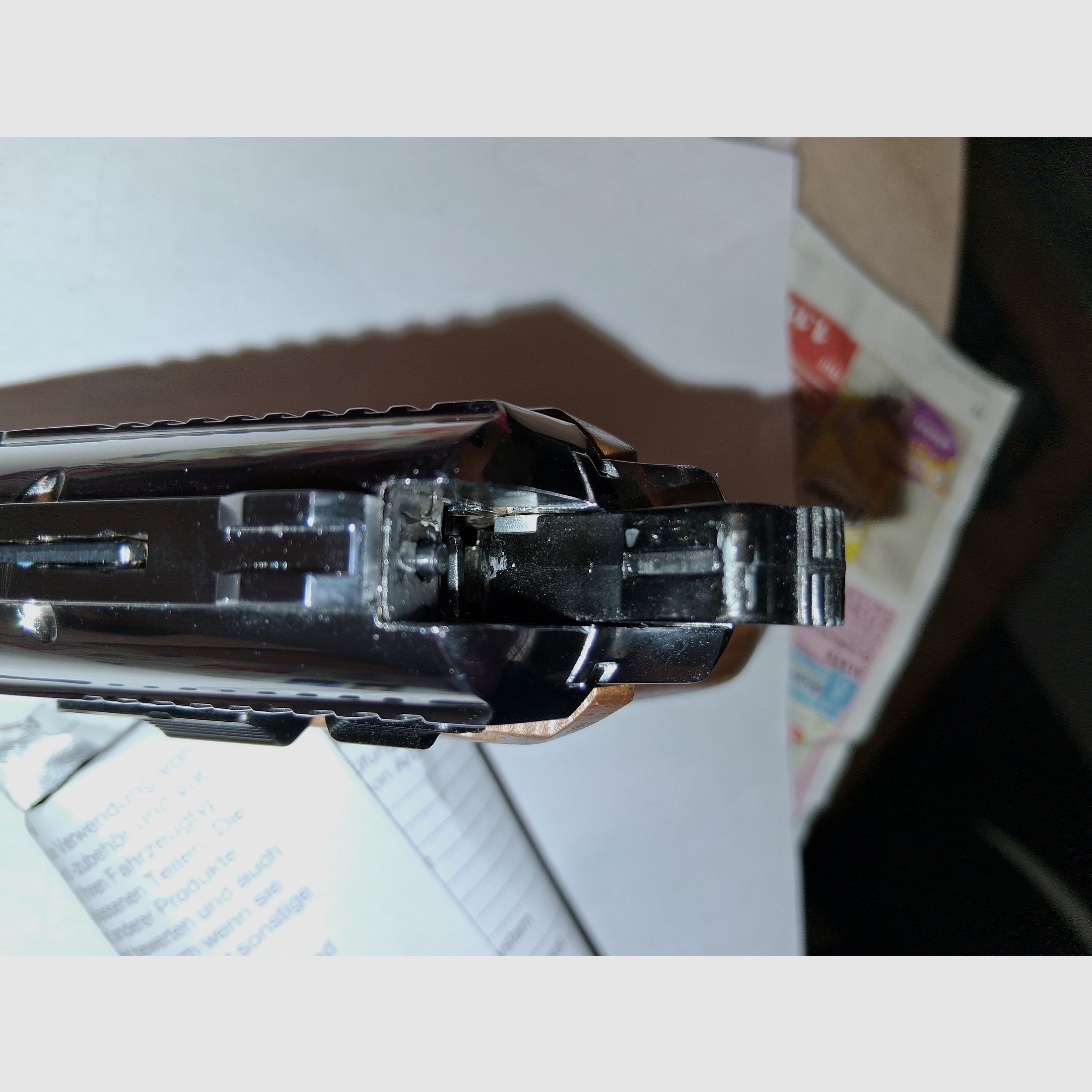 Collezionisti, attenzione! Zoraki 914 cromato (PTB-972), impugnature in legno, 2 caricatori di ricambio (come nuovi, mai sparati)