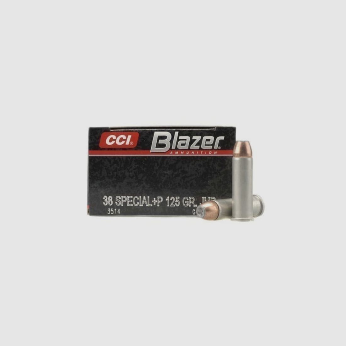 CCI Blazer Aluminium .38 Special 125GR JHP 50 Patronen