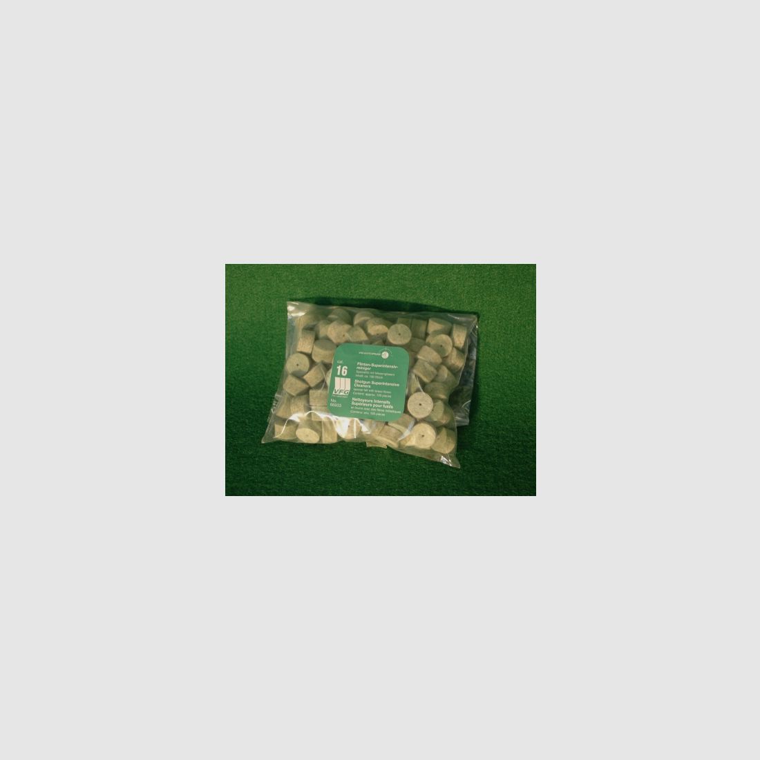 VFG nettoyeur de canon pour baguette de nettoyage nettoyant super intensif pour fusil de chasse cal. 20, lot de 100