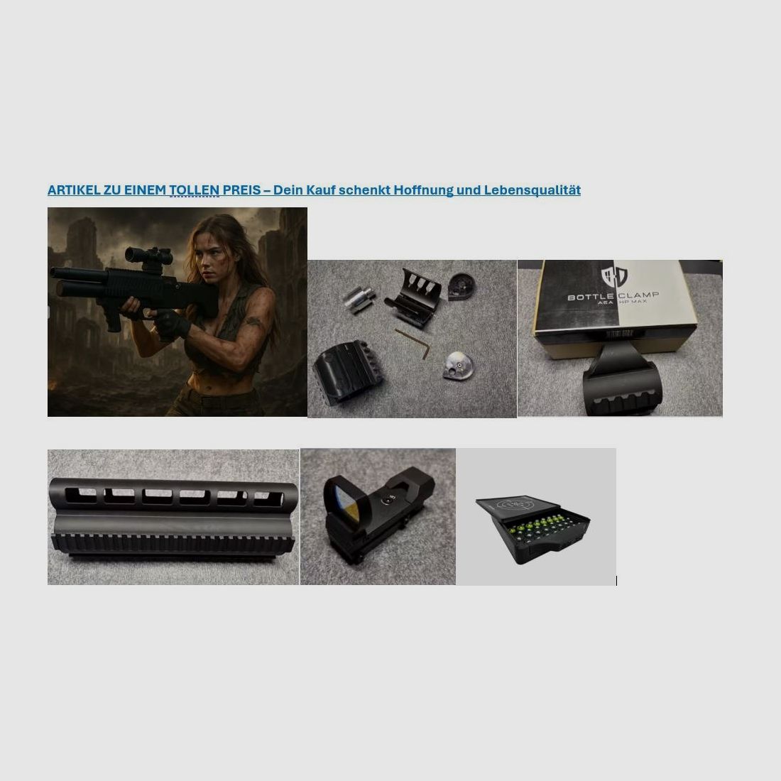 HP Max Mk1 und Mk2 - Einzelteile & Zubehör & Red Dot  (u.a. Red Dot Visier Feyachi RDS) - kostenfrei abzugeben gegen Spende - jeder Artikel 10€