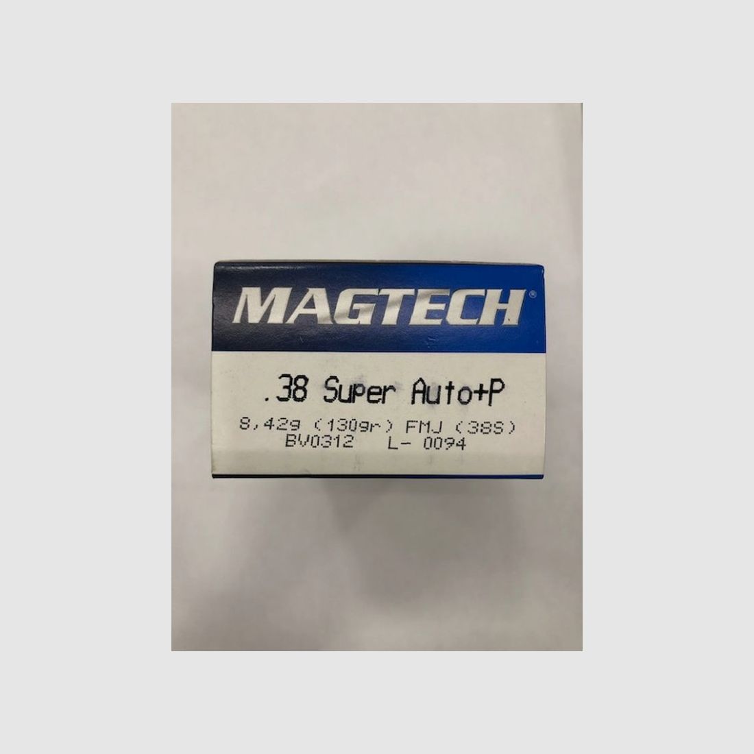 MAGTECH CARTOUCHES 38 SUPER AUTO, image 1 sur 2