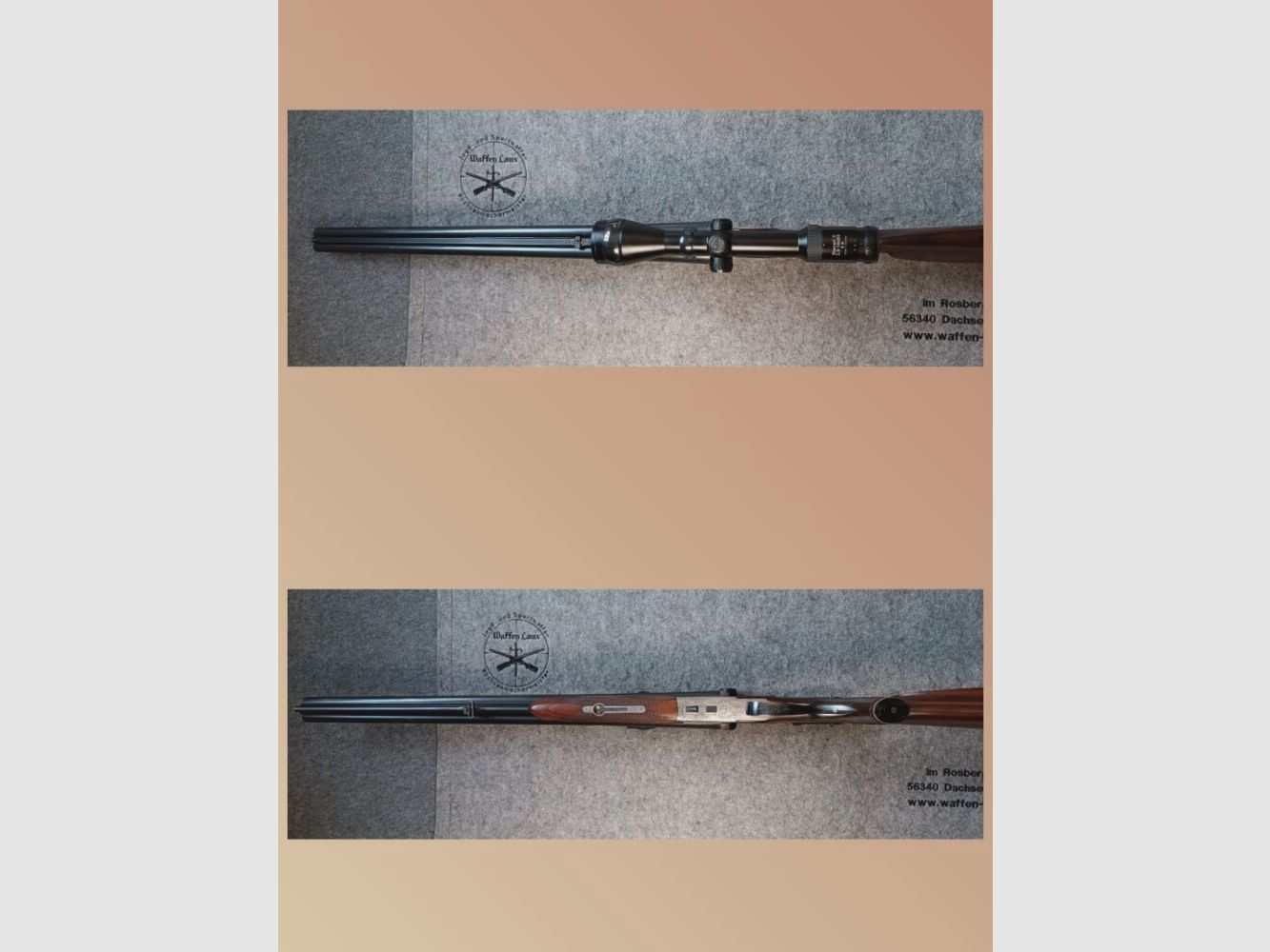 Vierling! BÜHAG Suhl Handwerksarbeit GDR Mod. Vierling ! Top Zustand mit ZF Zeiss Diavari 2,5-10x50