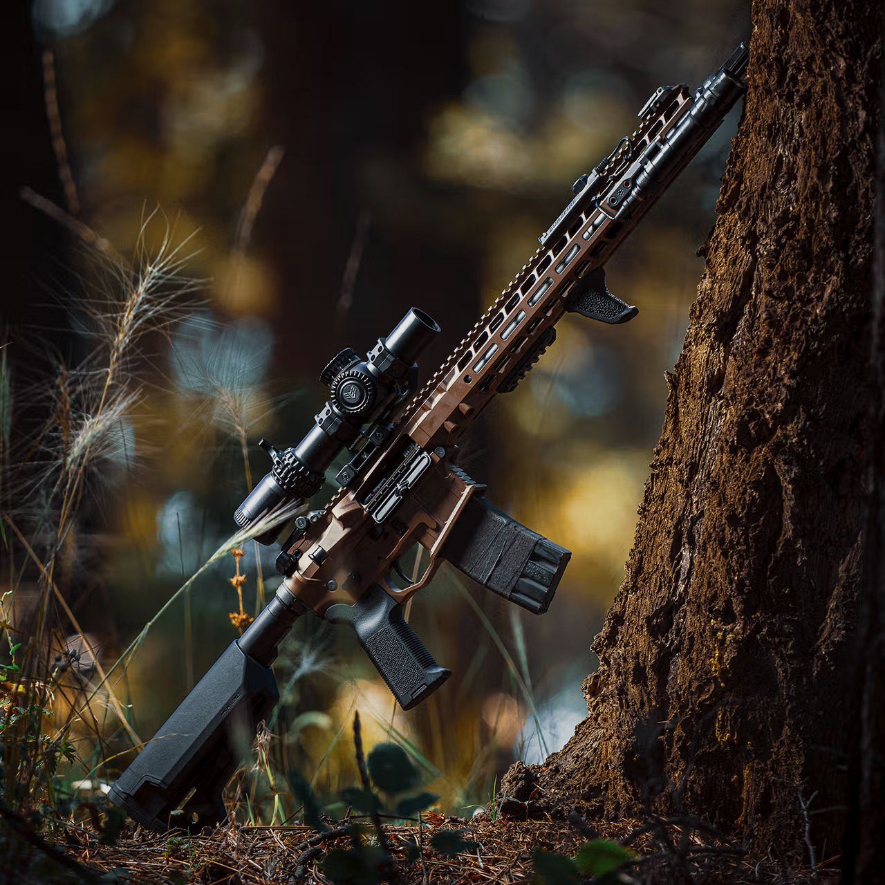 Swampfox Warhorse 1-6x24 FFP LPVO Zielfernrohr - MIL-Absehen, rot beleuchtet, 34 mm