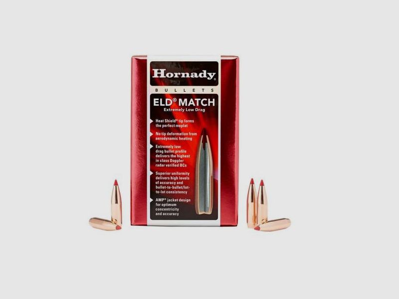 HORNADY Kal. 3.. Büchsen .338LapuaMag ELD Match TM 20 Stk 18,5g/285gr
