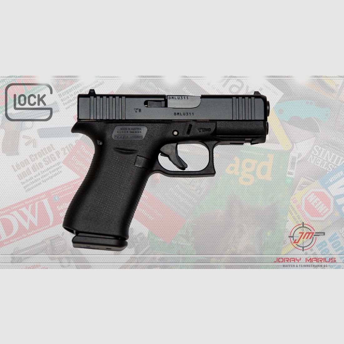 Glock 43X FS Rail 9mm Para