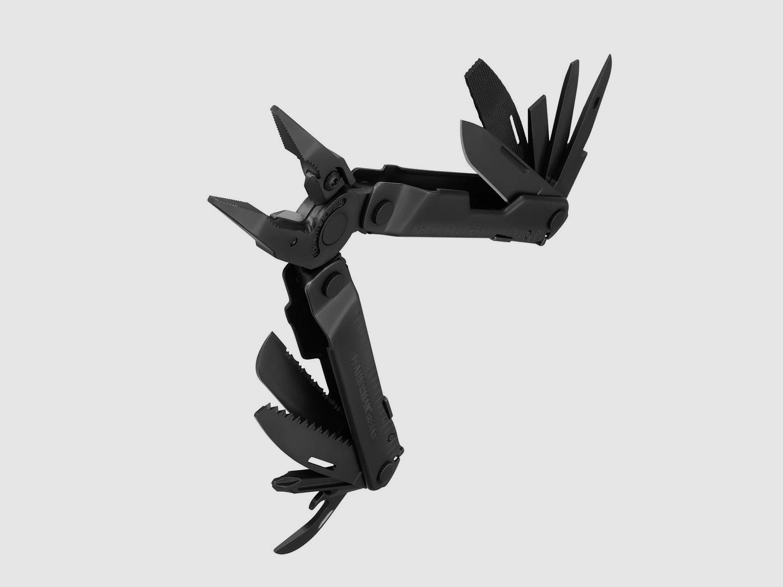 Leatherman REBAR Black, Molle Holster, Schwarz