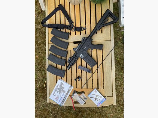 Airsoft Ausrüstung – G&G Firehawk HC05 + Zubehörpaket