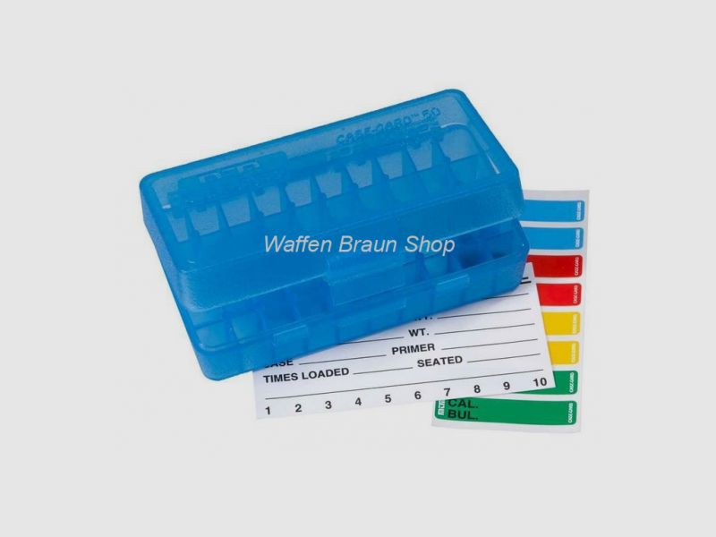 MTM flip-top box 9mm Luger for 50 pcs.