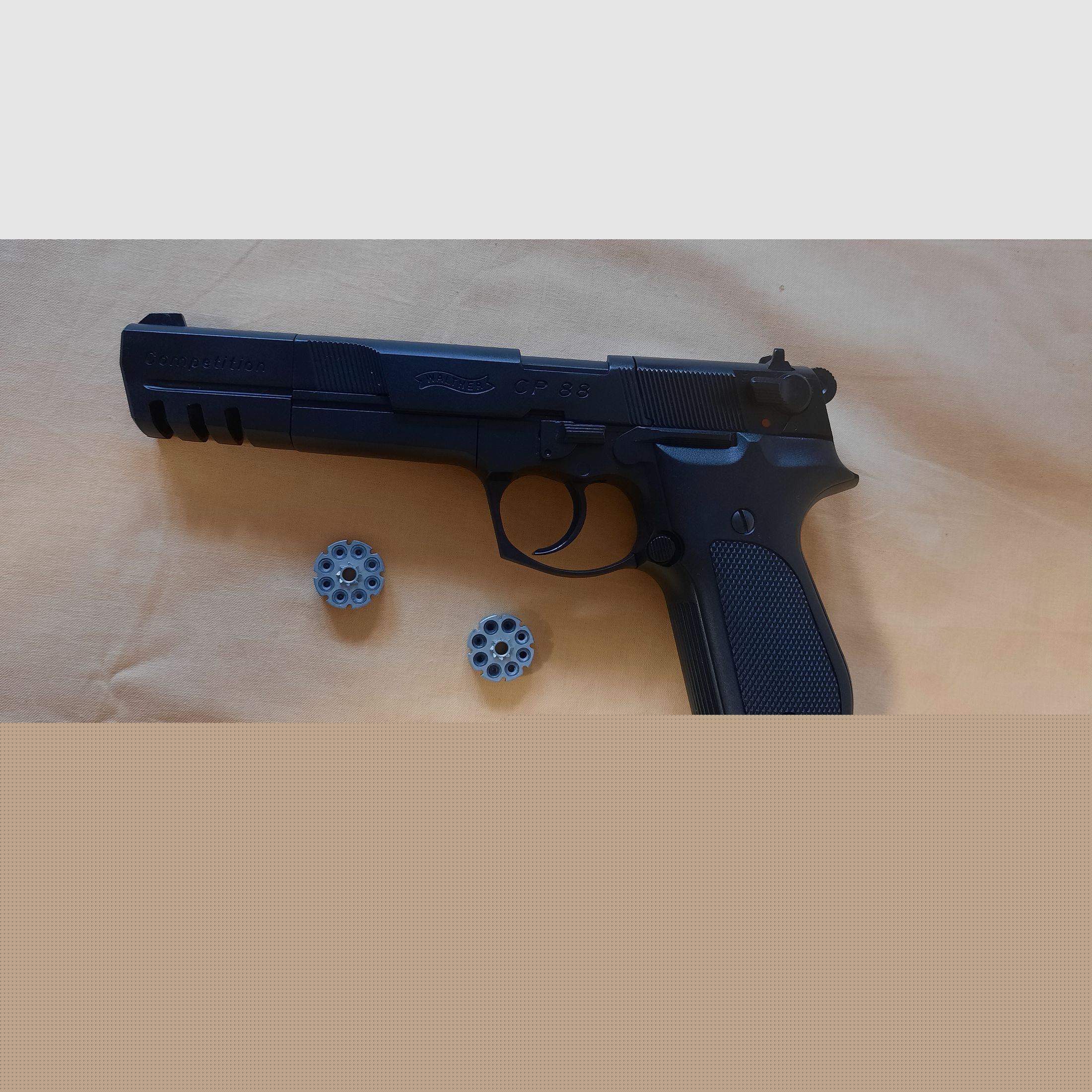 Walther CP88 Competition von Umarex inkl.co/2 Patrone u. 500 Diabolos