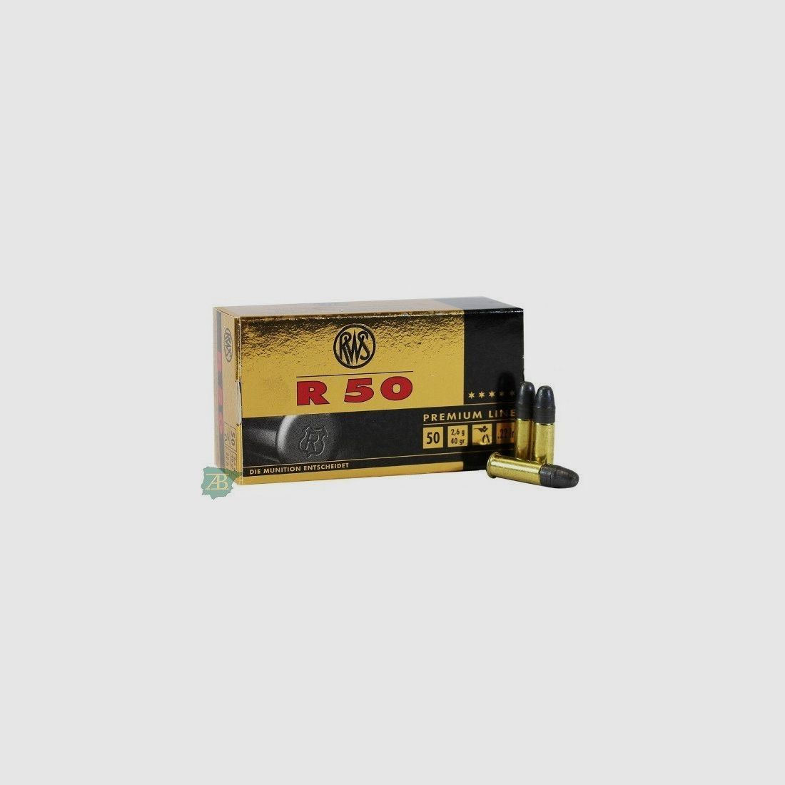 Munitions pour arme de poing RWS .22 LR R-50