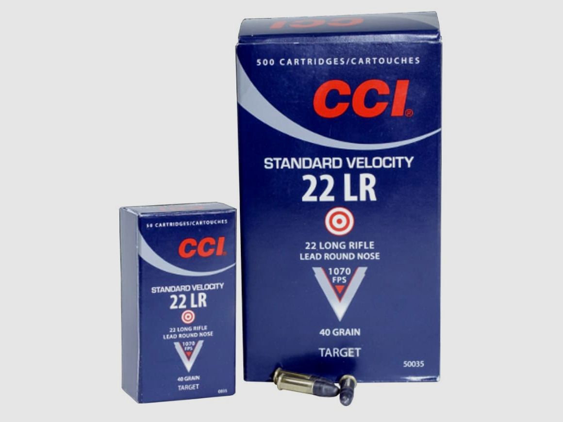 CCI .22 LR Standard Velocity LRN 40 grain (50 stuks)