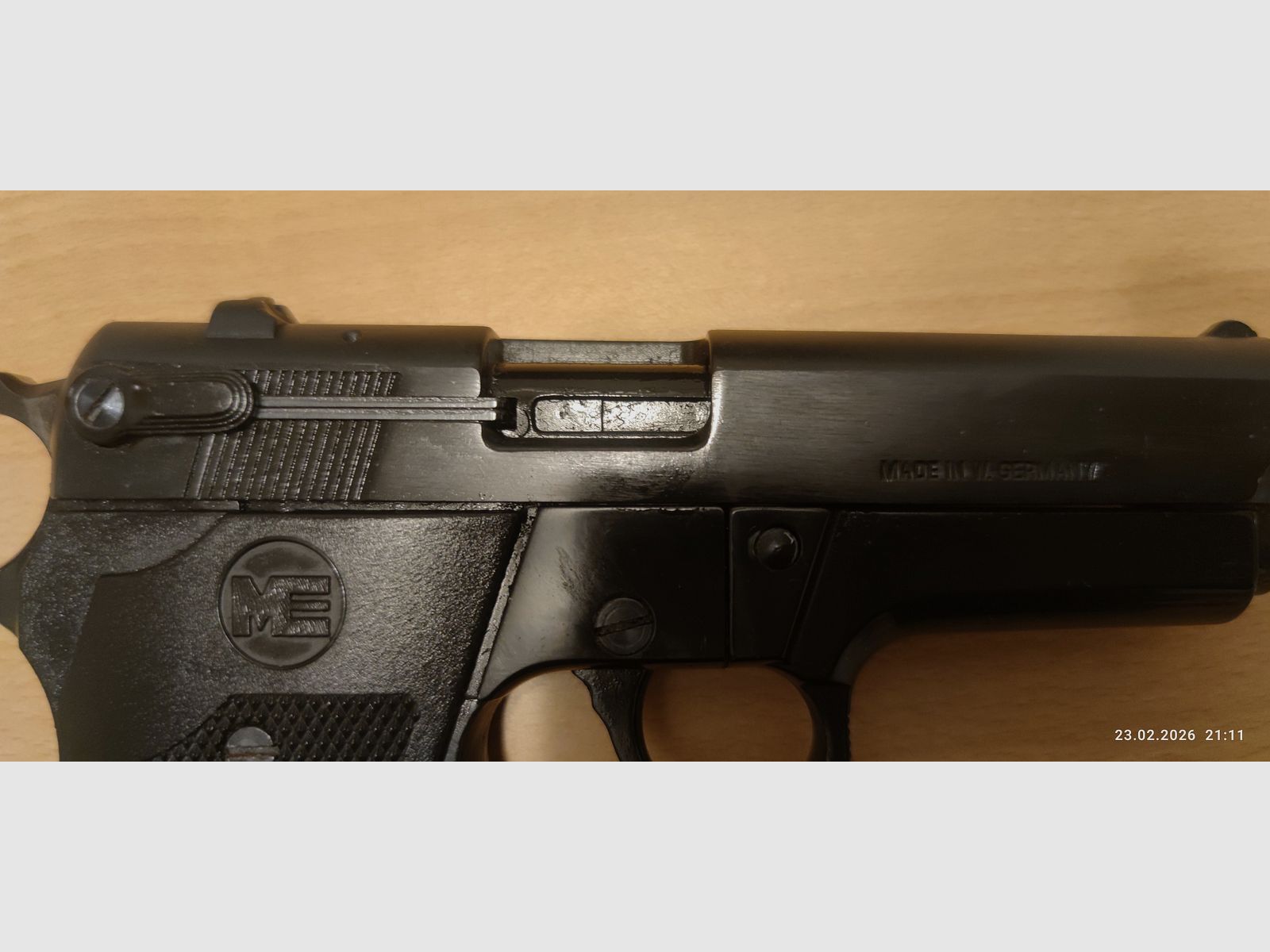 Cuno Melcher ME 9 Mini-Para brüniert 9 mm Pak