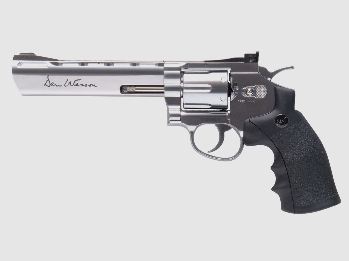 Dan Wesson 6" Silber 4,5mm BB - Druckluft Co2