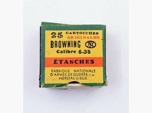 FN - Browning/Belgique Munitions de Pistolet 6,35mm Browning/.25ACP