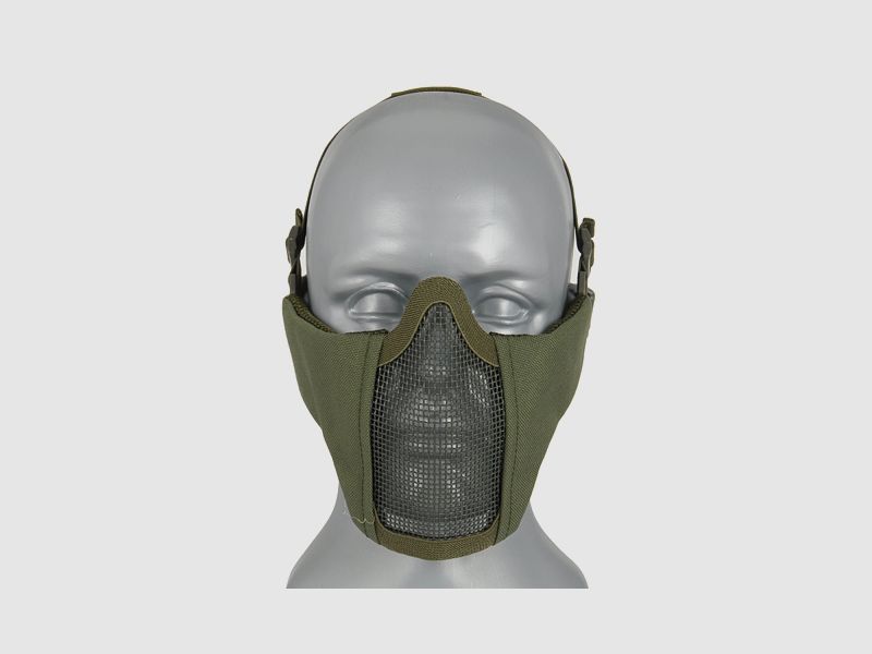 Half Face Mesh Mask 2.0 - Olive [WOSPORT]