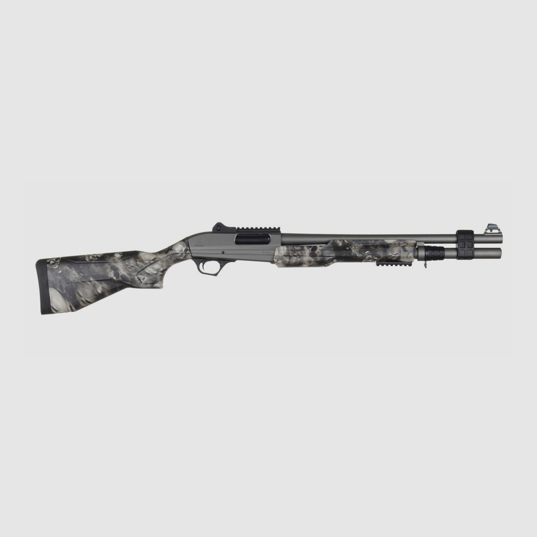 Reximex RS 412 HD - Skull Camo - 51cm Escopeta de repetición con empuñadura delantera Calibre 12/76