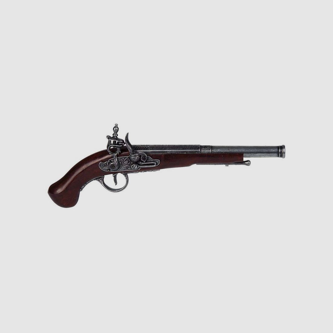 Historical hand-held decorative pistol made of wood